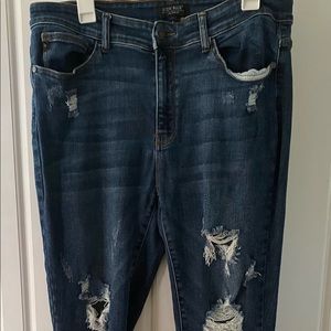 Judy Blues distressed jeans size 16